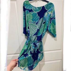 Laundry by Design oversized Geo Floral dress